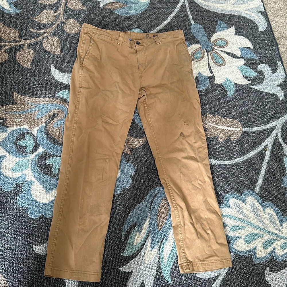 Men’s khaki pants 36X30 slim